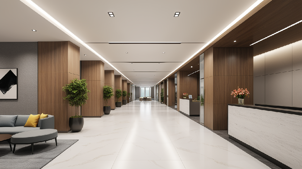 實業公司上海閔行區辦公室裝修工程